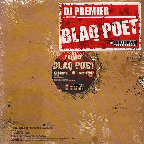 Blaq Poet - We Gonna Ill / Poet's Comin'