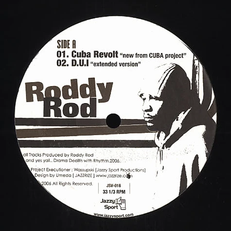 DJ Roddy Rod of Maspyke - Cuba Revolt EP