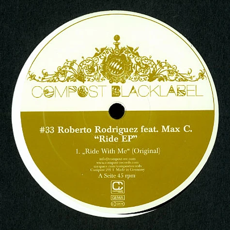Roberto Rodriguez - Black label #33 - ride EP