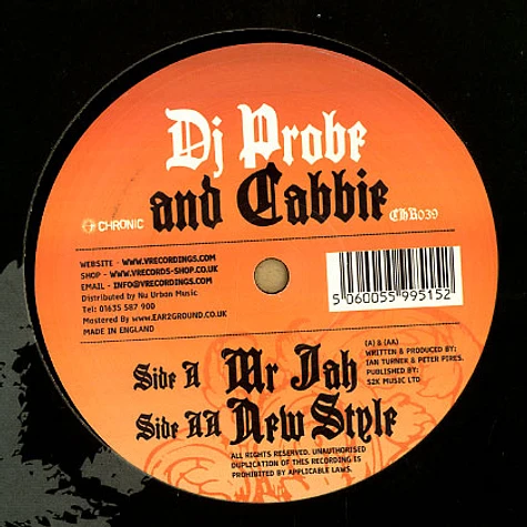 DJ Probe & Cabbie - Mr jah