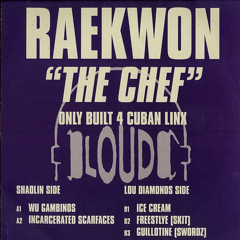 Raekwon - Only built 4 cuban linx... album sampler