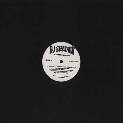 DJ Shadow - 4 track remixes EP