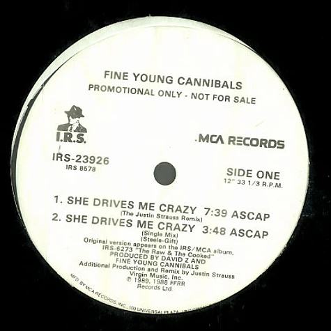 Fine Young Cannibals - She drives me crazy