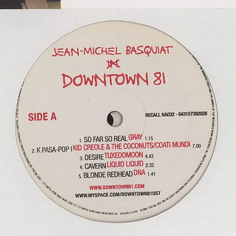 Jean-Michel Basqiuat - OST Downtown 81