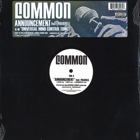 Common - Announcement feat. Pharrell Williams