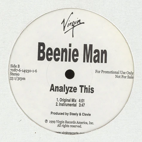 Beenie Man - Haters And Fools / Analyze This