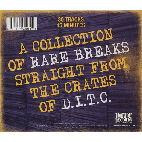 D.I.T.C. & Showbiz - Rare Breaks: Stack One