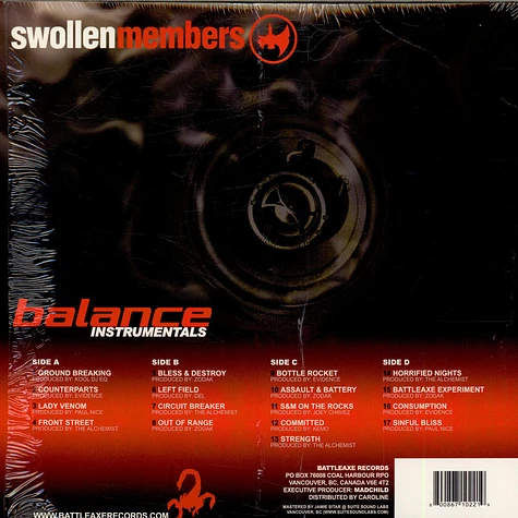 Swollen Members - Balance (Instrumentals)
