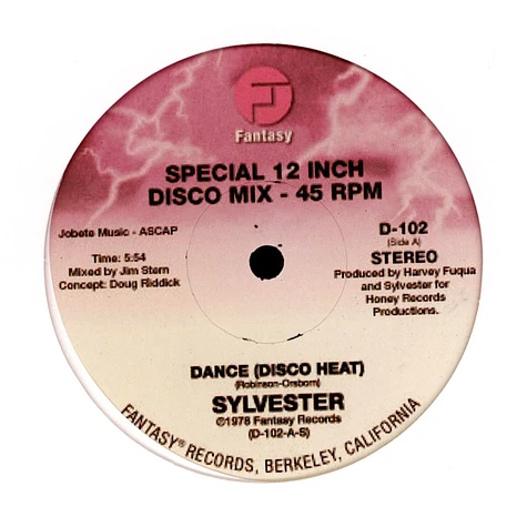 Sylvester - Dance (Disco Heat) / You Make Me Feel (Mighty Real)