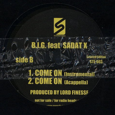 Notorious B.I.G. Feat Sadat X - Come On
