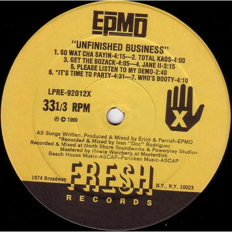 EPMD - Unfinished Business