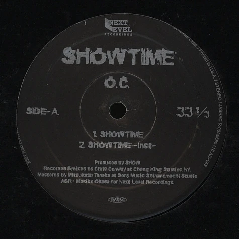 O.C. / Lord Finesse - Showtime / Down For The Underground