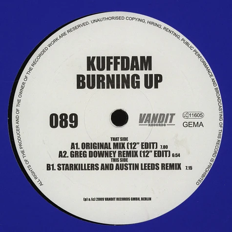 Kuffdam - Burning up