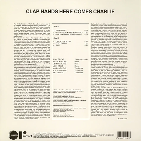 Karl Drewo Meets Francy Boland - Clap hands here comes Charlie