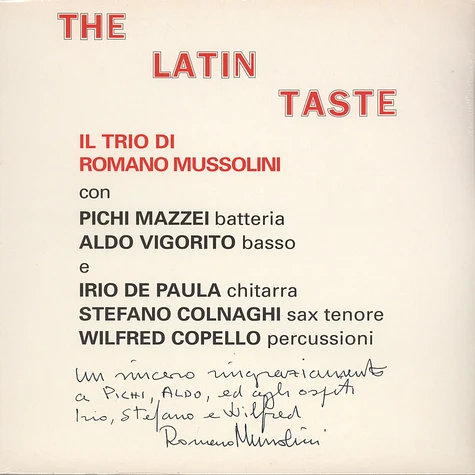 Romano Mussolini - The Latin Taste