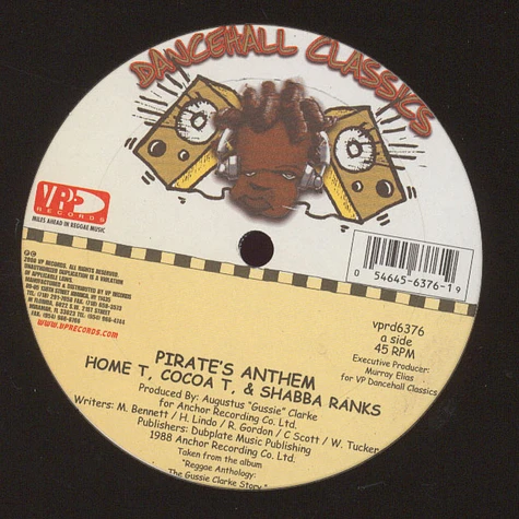 Home T, Cocoa Tea, Shabba Ranks - Pirate's anthem