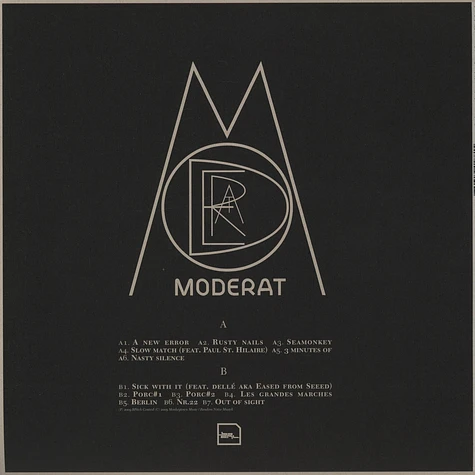 Moderat (Apparat & Modeselektor) - Moderat