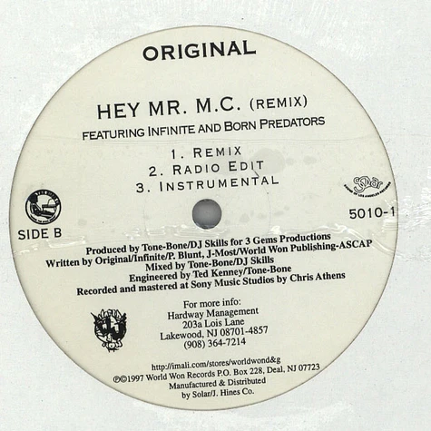 Original - Hey Mr. M.C.