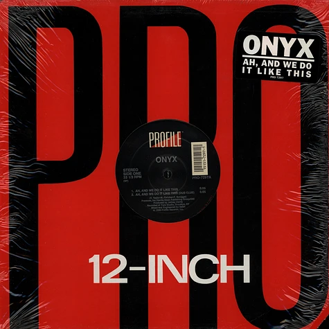Onyx - Ah, and we do it like this
