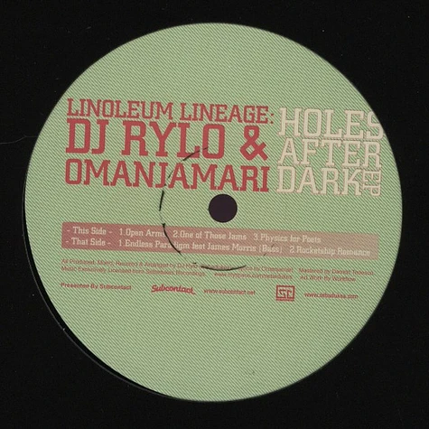Linoleum Lineage (DJ Rylo & Omanjamari) - Holes after dark EP