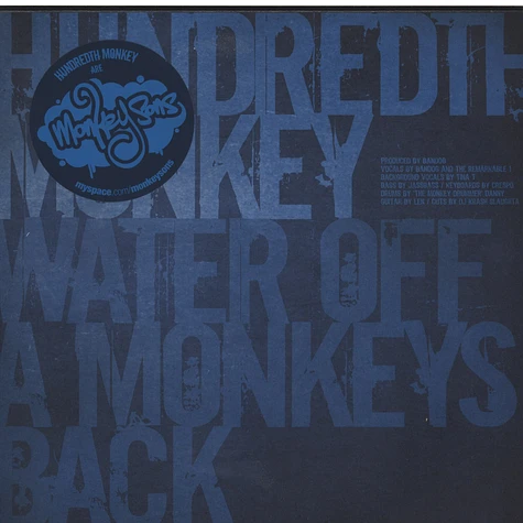 Monkey Sons - Water Off A Monkeys Back