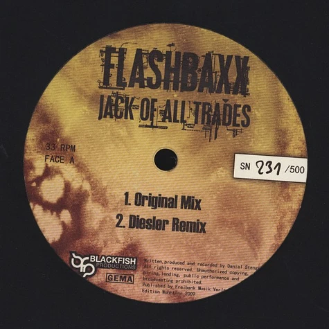 Flashbaxx - Jack Of All Trades