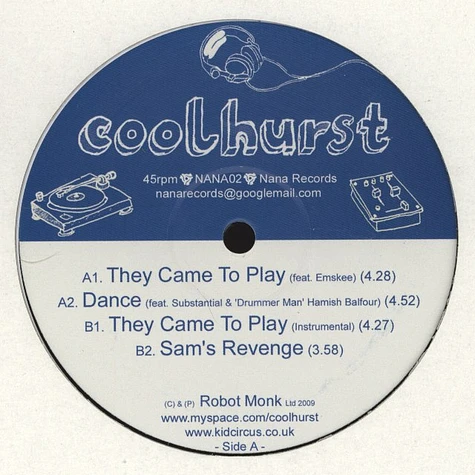 Kid Circus presents Coolhurst - They Came To Play feat. Emskee