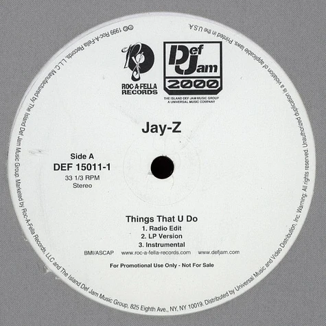 Jay-Z - Things That U Do