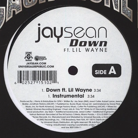 Jay Sean - Down feat. Lil Wayne