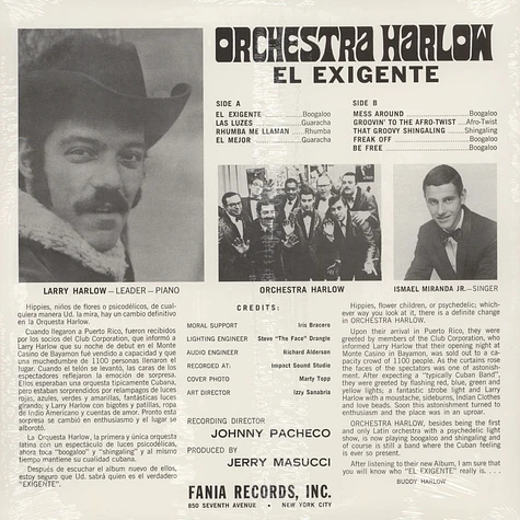 Orchestra Harlow - El Exigente
