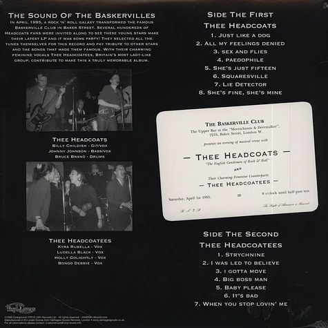 Thee Headcoats - The Sound Of The Baskervilles