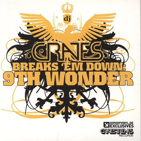 DJ Crates - Breaks 'Em Down: 9th Wonder