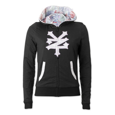 Zoo York - DZ Doodle Reverse Women Zip-Up Hoodie