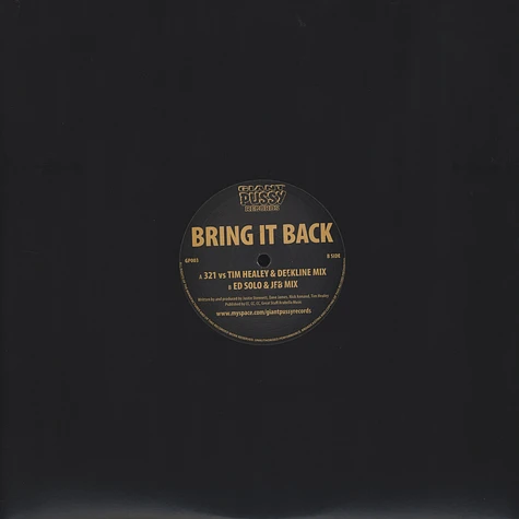 321 VS Tim Healy & Deekline - Bring It Back
