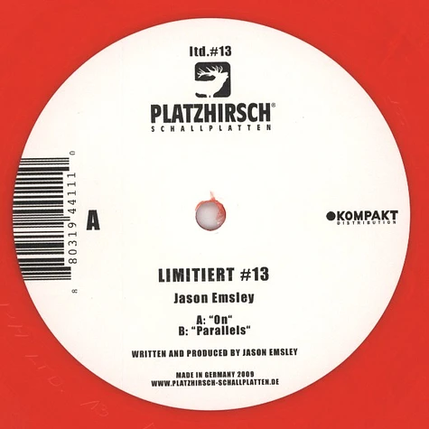 Jason Emsley - Platzhirsch EP Limitiert #13