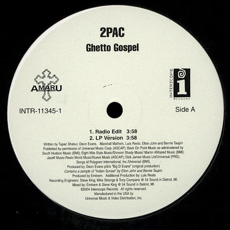 2Pac - Ghetto gospel
