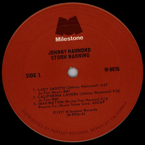 Johnny Hammond - Storm Warning