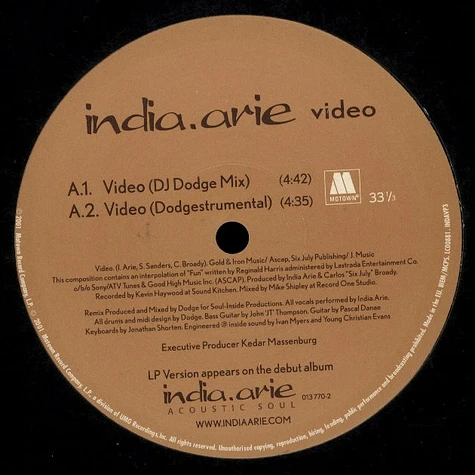 India Arie - Video (DJ Dodge Mix)