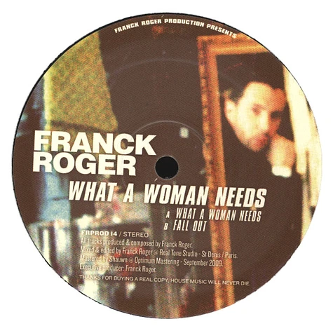 Franck Roger - What A Woman Needs