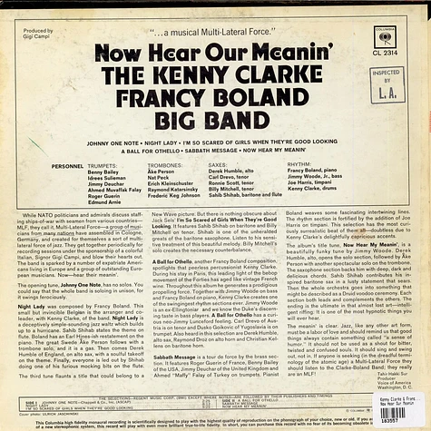 Clarke-Boland Big Band - Now Hear Our Meanin'