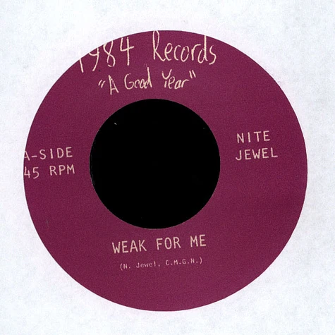 Nite Jewel - Weak For Me