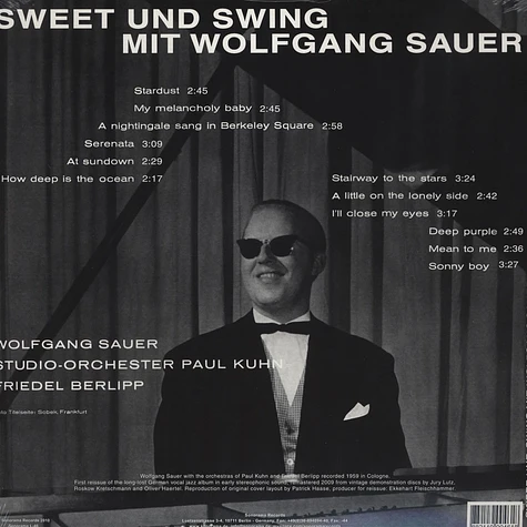 Wolfgang Sauer - Sweet Und Swing