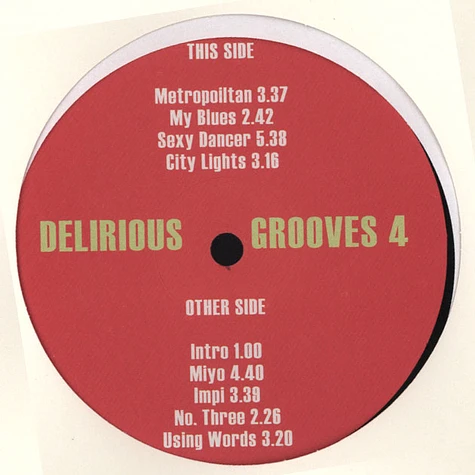 Delirious Grooves - Volume 4