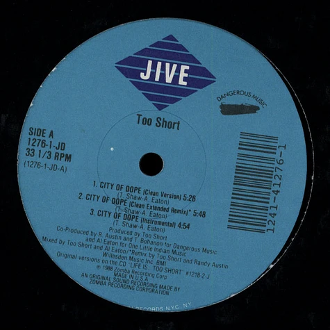 Too Short - City Of Dope