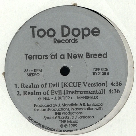 Terrors Of A New Breed - Realm Of Evil