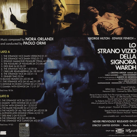 V.A. - OST Lo Strano Vizio Della Signora Wardh