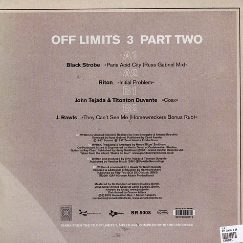 V.A. - Off Limits 3 EP