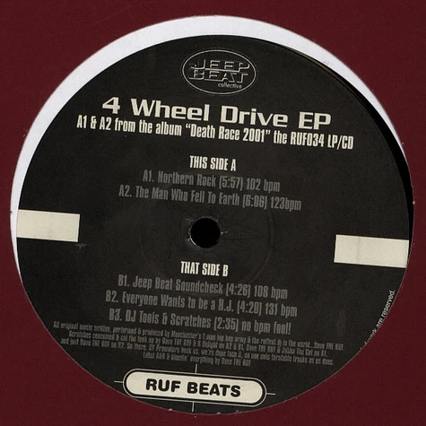 Jeep Beat Collective - 4 wheel drive EP