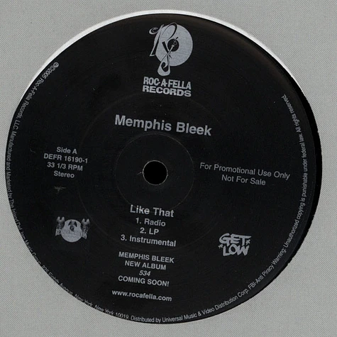Memphis Bleek - Like that