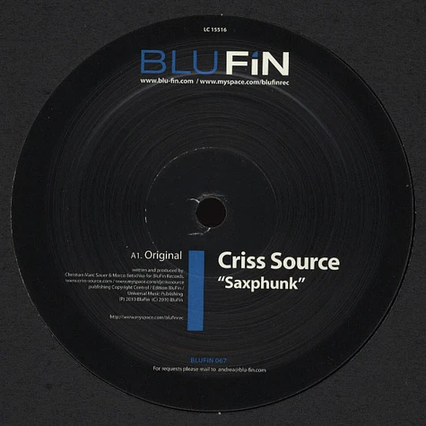 Criss Source - Saxphunk